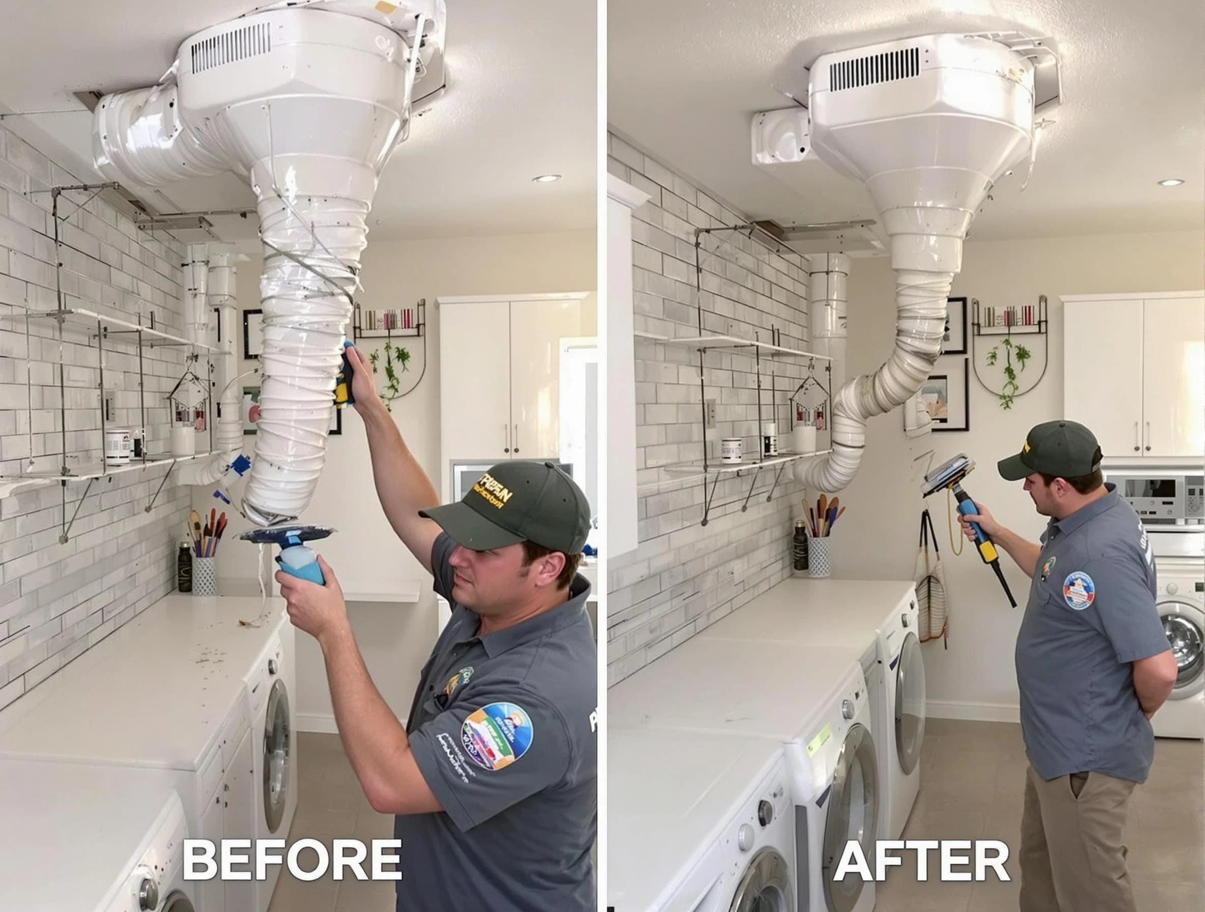 Professional dryer exhaust vent cleaning by Conley Dryer Vent Cleaning in Conley