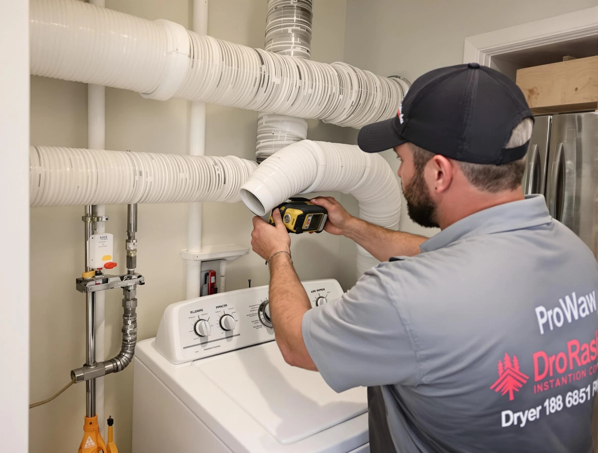 Professional dryer vent hose installation by Conley Dryer Vent Cleaning in Conley