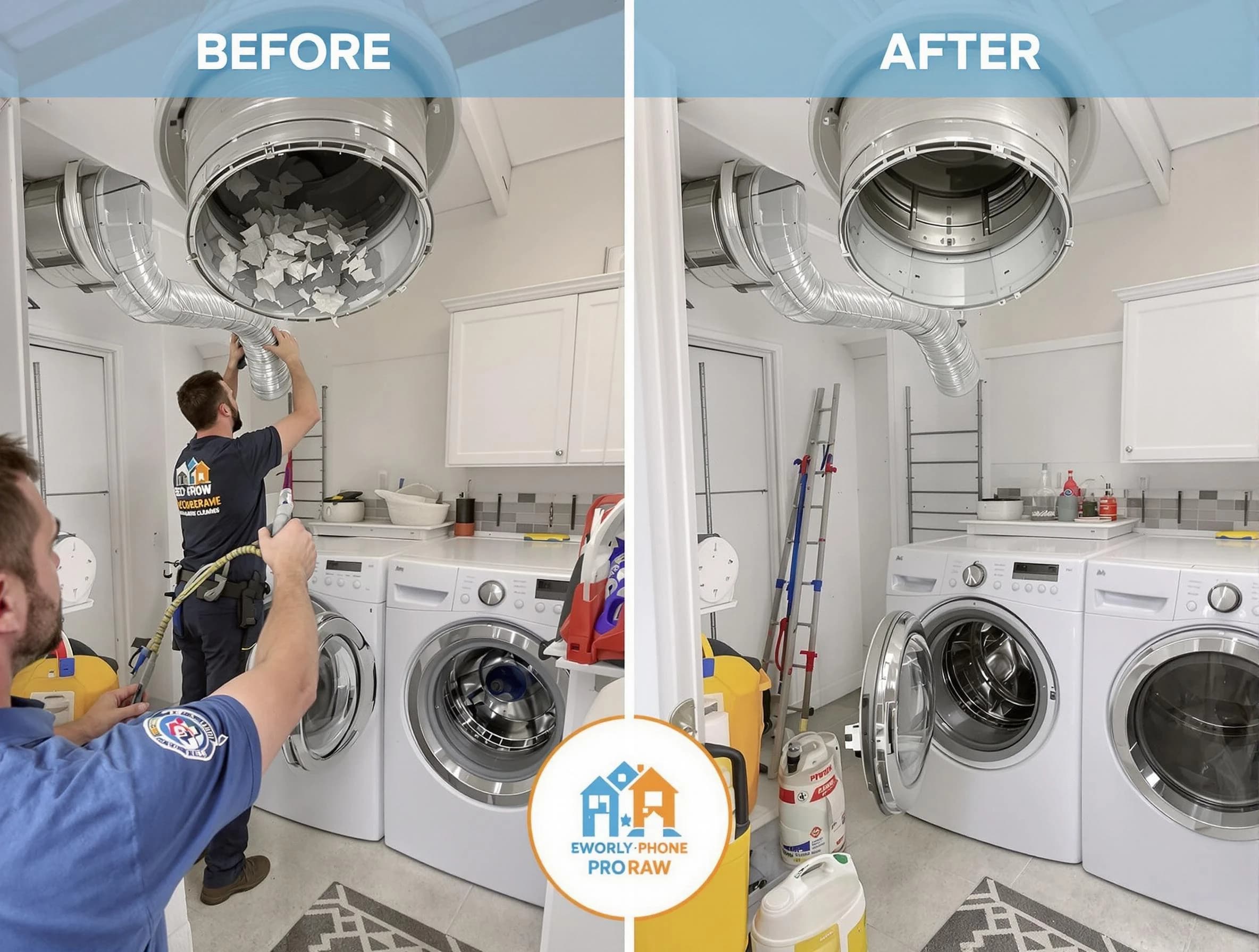 Residential dryer vent cleaning by Conley Dryer Vent Cleaning in Conley