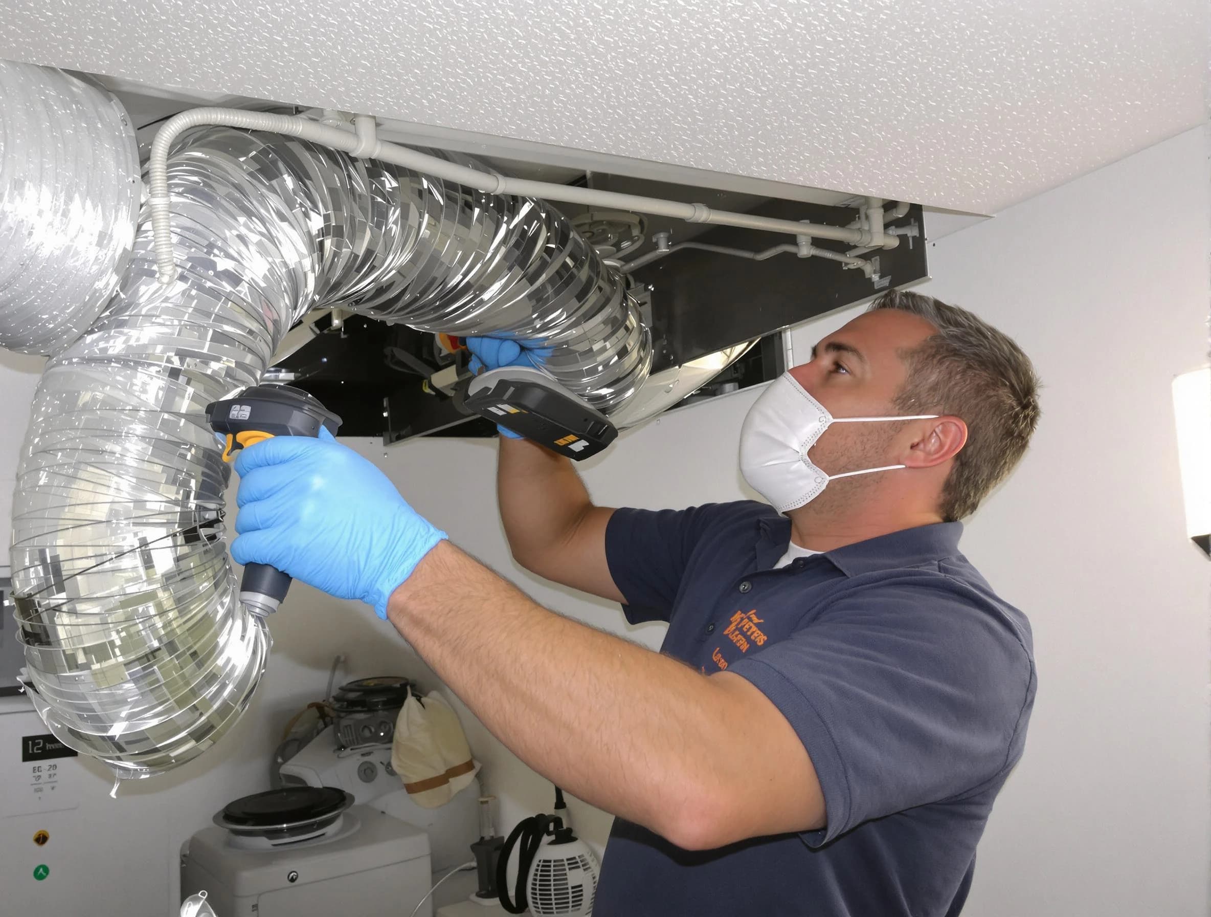 Conley Dryer Vent Cleaning professional performing thorough residential dryer vent cleaning in Conley