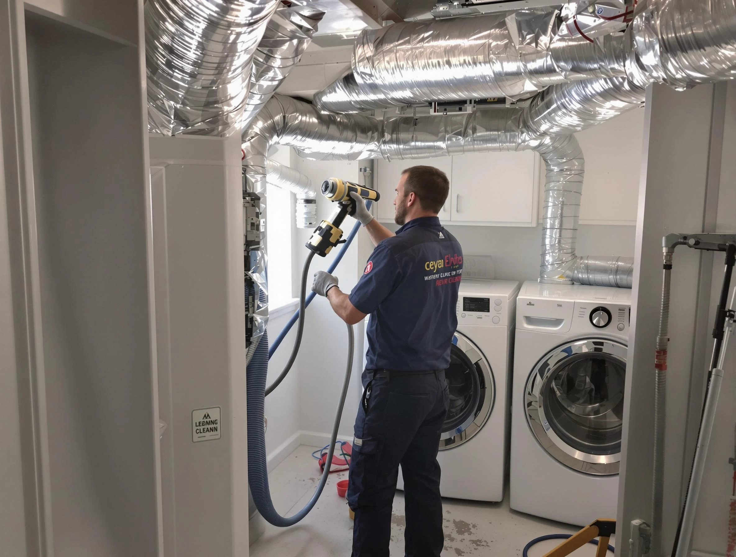 Conley Dryer Vent Cleaning specialist using advanced equipment for thorough duct cleaning in Conley